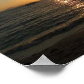 Naklua Beach Sunset .. Pattaya, Chonburi, Thailand Poster (Ecke)