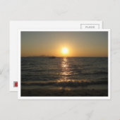 Naklua Beach Sunset .. Pattaya, Chonburi, Thailand Postkarte (Vorne/Hinten)