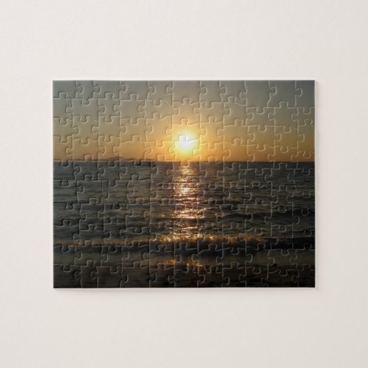 Naklua Beach Sunset .. Pattaya, Chonburi, Thailand Puzzle (Horizontal)