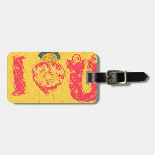 Nakupenda - I Liebe U Swahili Word Text Bedeutung Gepäckanhänger (Vorderseite horizontal)