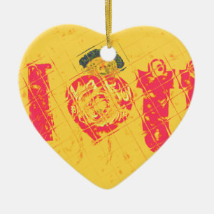 Nakupenda - I Liebe U Swahili Word Text Bedeutung  Keramikornament