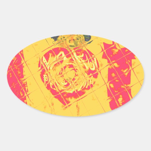 Nakupenda - I Liebe U Swahili Word Text Bedeutung Ovaler Aufkleber (Vorderseite)