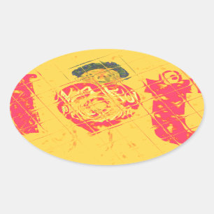 Nakupenda - I Liebe U Swahili Word Text Bedeutung Ovaler Aufkleber