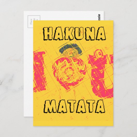 Nakupenda - I Liebe U Swahili Word Text Bedeutung Postkarte (Vorne/Hinten)