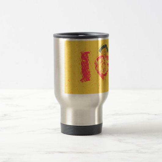 Nakupenda - I Liebe U Swahili Word Text Bedeutung Reisebecher (Mittel)