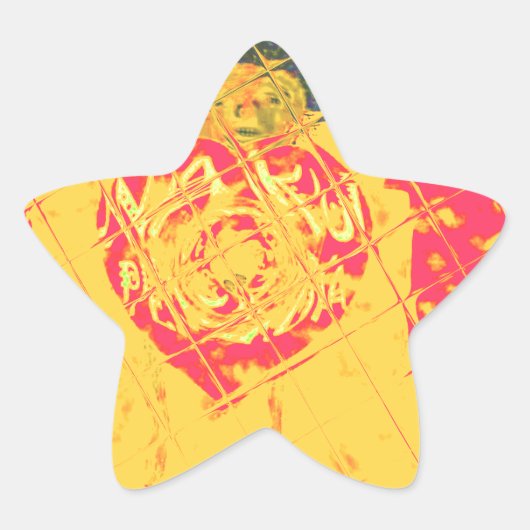 Nakupenda - I Liebe U Swahili Word Text Bedeutung  Stern-Aufkleber (Vorderseite)