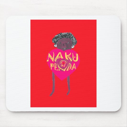 Nakupenda Liebe Kunst, Dichtung und Musik Mousepad (Vorne)