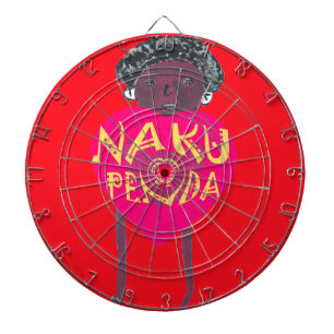 Nakupenda Love Art – Swahili-Herz-Design Dartscheibe