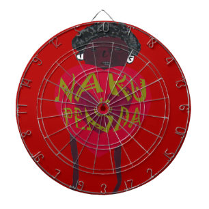 Nakupenda Sana Kunstprint Swahili-Design Dartscheibe