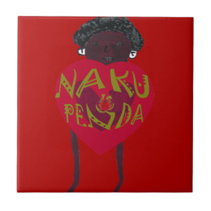 Nakupenda Sana Kunstprint Swahili Design Fliese