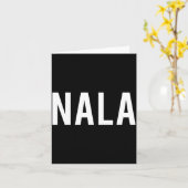 Nala - Cool New Funny Name Fan Gift Tee  Karte (Gelbe Blume)