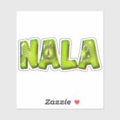 Nala Name Kiwi Design Aufkleber Sticker (Blatt)