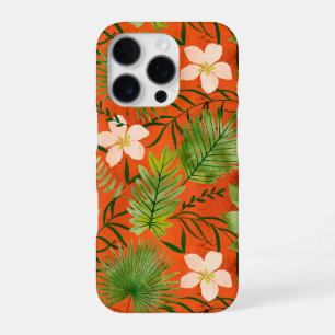 Nalani Hawaiian Tropical Garden Coral iPhone 16 Pro Hülle