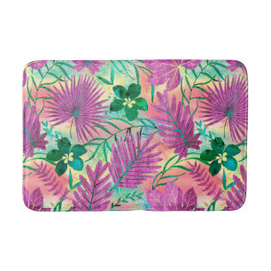 Nalani Hawaiian Tropical Garden Fuchsia Badematte