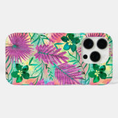 Nalani Hawaiian Tropical Garden Fuchsia Case-Mate iPhone Hülle (Rückseite (Horizontal))