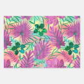 Nalani Hawaiian Tropical Garden Trio Geschenkpapier Set (Vorderseite 2)
