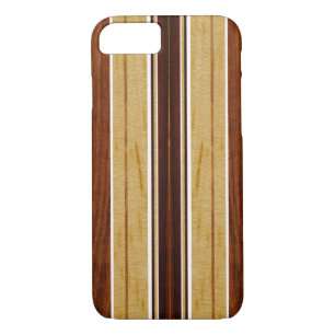 Nalu Hou Imitats Koa Wood Surfboard Case-Mate iPhone Hülle