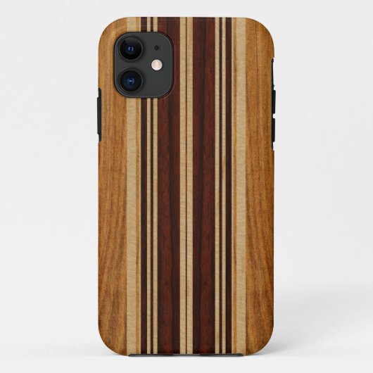Nalu Lua Faux Koa Holz iPhone 5 Hüllen (Rückseite)