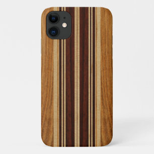 Nalu Lua Faux Koa Holz Surfboard Case-Mate iPhone Hülle