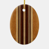 Nalu Lua Imitat Koa Holz-Surfbrett Keramikornament (Vorne)