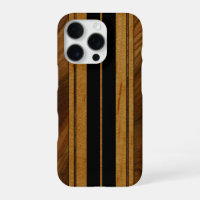 Nalu Mua Faux Koa Holz-Surfboard Schwarz