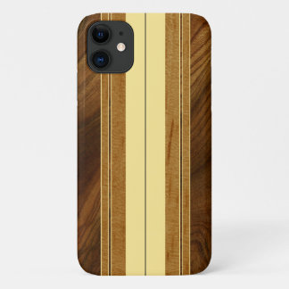 Nalu Mua Imitats Koa Wood Surfboard Case-Mate iPhone Hülle