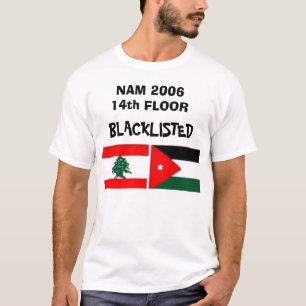 NAM 2006 14. Stockschwarze liste T-Shirt