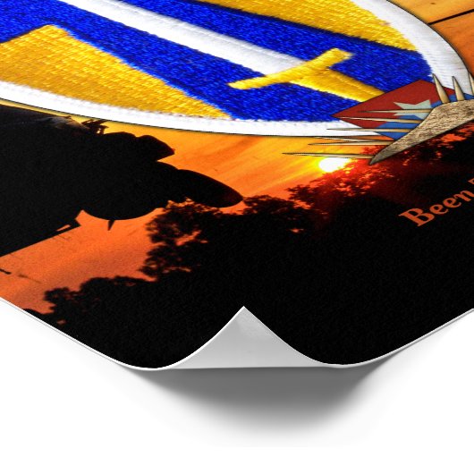 Nam War Patch für die zweite Feldwaffe in Vietnam Poster (Ecke)