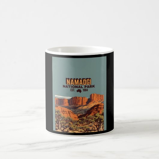 Namadgi � der endlose Horizont Australiens Kaffeetasse (Mittel)