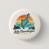 Namakagonsee, WI Button (Vorderseite)