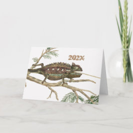 Namaqua chameleon Lizard Reptile Gecko Jigsaw Kids Karte