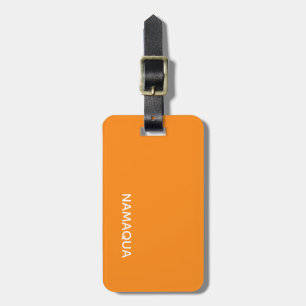 Namaqua-Orangefarbname Gepäckanhänger