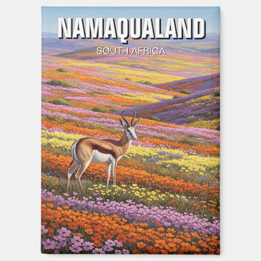 Namaqualand South Africa Travel Magnet (Vorderseite)