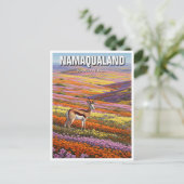 Namaqualand South Africa Travel Postkarte (Stehend Vorderseite)