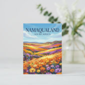 Namaqualand Südafrika Postkarte (Stehend Vorderseite)
