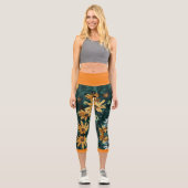 Namaqualand Wilde Blume Stilvolle Leggings (Vorderseite)