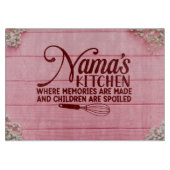 Nama's Kitchen wo Erinnerungen oder Schneidebrett  (Vorderseite)