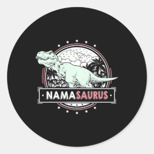 Namasaurus Nama Shirts von Grandchildren Niedlich Runder Aufkleber