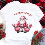 Namasleigh Funny Santa Yoga Weihnachten Tri-Blend Shirt