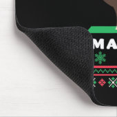 Namasleigh Santa Doing Yoga  Mousepad (Ecke)