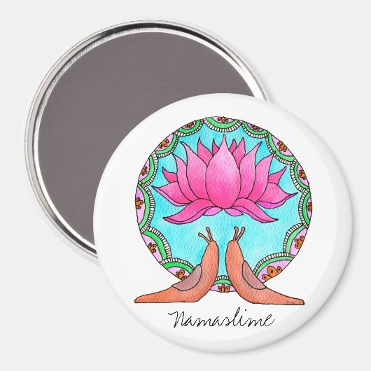 Namaslime-Magnet Magnet (Vorderseite/Rückseite)