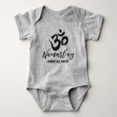 Namast'ay Awake All Night Baby Bodysuit Baby Strampler (Vorderseite)