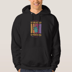 Namastay Gärtnerei Retro Nomaste Yoga Lotusblume Hoodie