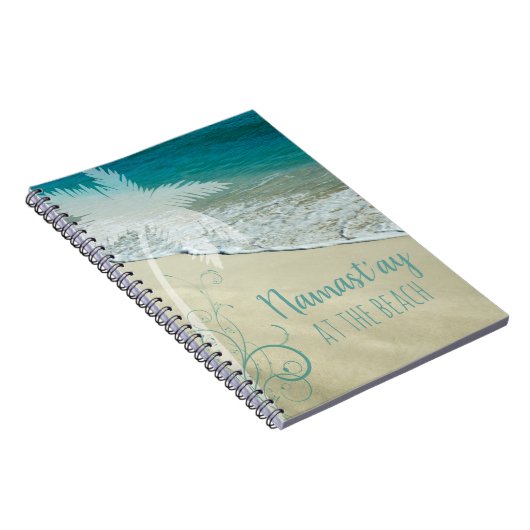 Namast'ay im Beach Journal Notizblock (Rechte Seite)