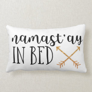 "Namast'ay im Bett " Lendenkissen