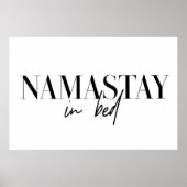 Namastay im Bett Poster (Vorne)