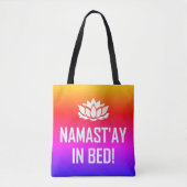 NAMAST'AY IM BETT! TASCHE (Vorderseite)