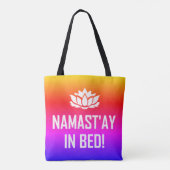 NAMAST'AY IM BETT! TASCHE (Rückseite)