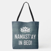 NAMAST'AY IM BETT! TASCHE (Rückseite)