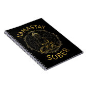 Namastay Sober II Notizblock (Rechte Seite)